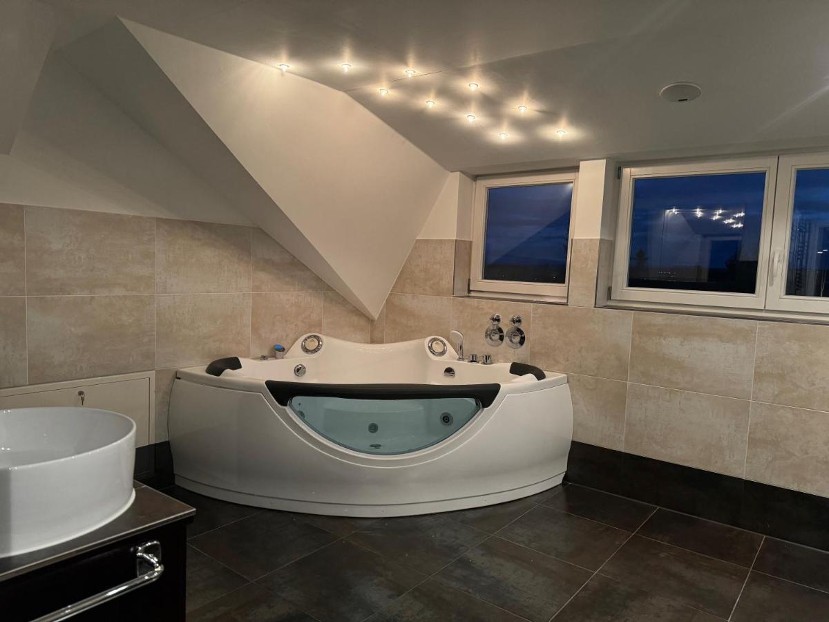 205 Qm "Traumtor" Mit Sauna, Whirlpool, Kamin Und 3 Terrassen Mit Blick In Die Boehmisch Saechsische Schweiz Dresden Eksteriør billede
